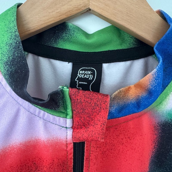 Brain Dead Colorful Floral Women’s Cycling Jersey Large - Picture 4 of 7